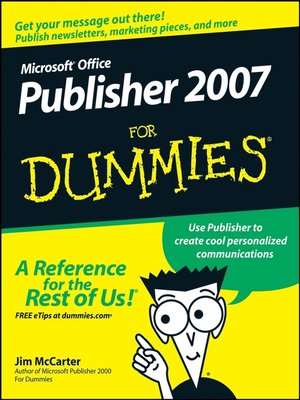 cover image of Microsoft Office Publisher 2007 For Dummies